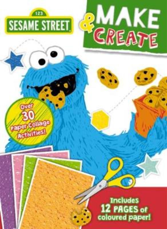 Engaging Sesame Street activity book featuring 32 pages of fun activities with Elmo, Cookie Monster, and Big Bird for kids 3+.