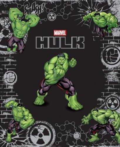 Illustrated hardback book featuring the Incredible Hulk and She-Hulk battling the villain Ravage for young readers.