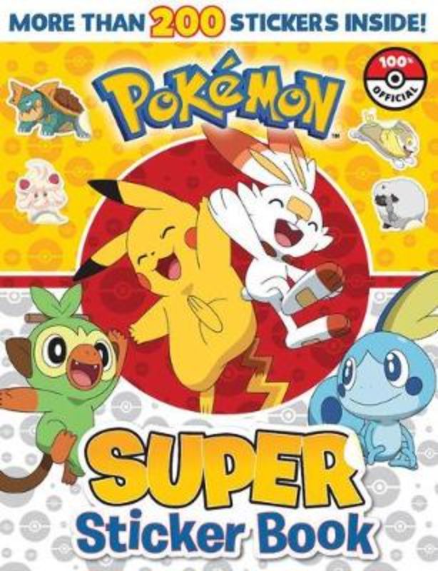 Engaging Pokémon: Super Sticker Book with 16 pages of activities and over 200 colorful stickers for imaginative play.