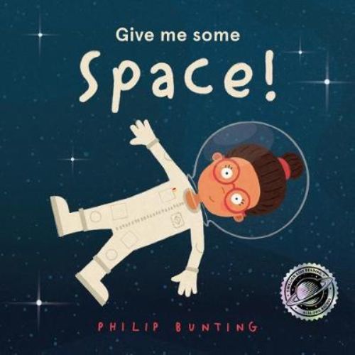 Children's book 'Give Me Some Space!' features a young girl named Una on an exciting interstellar adventure with vibrant illustrations.