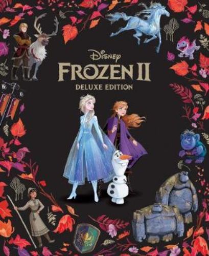 Hardback book 'Frozen 2 - Deluxe Edition' features Anna and Elsa's adventure in Arendelle with stunning illustrations.