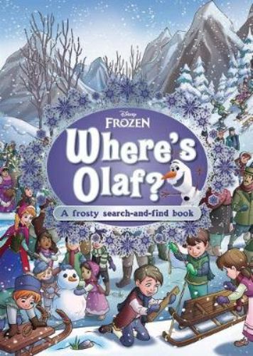 Exciting search-and-find book featuring Olaf and friends in beautifully illustrated scenes from Arendelle.