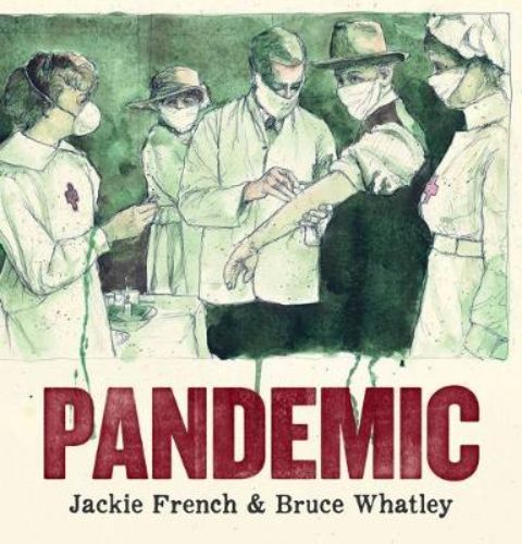 Hardback book 'Pandemic' highlighting resilience during the Spanish flu with beautiful illustrations and 24 pages of engaging storytelling.