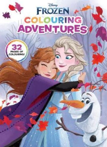 Coloring book featuring beloved Frozen characters, including Anna and Elsa, for creative and imaginative fun.