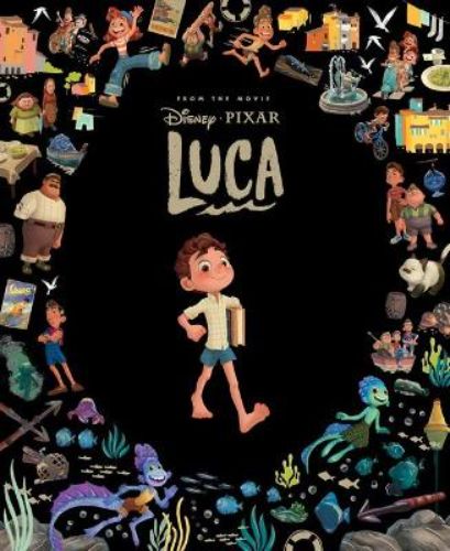 Hardback storybook of Disney's Luca, featuring vibrant artwork and the tale of friendship and adventure by the Italian Riviera.