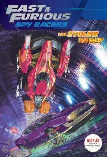 Exciting paperback novel featuring Tony Toretto racing to recover a stolen vault with a powerful accelerator inside.