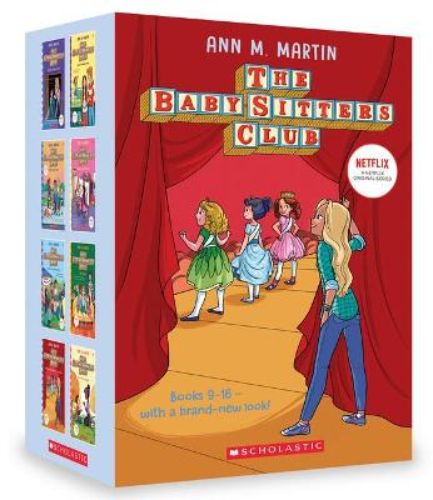 Engaging Netflix Boxed Set featuring The Baby-Sitters Club books #9-16, perfect for inspiring young readers with heartwarming tales.