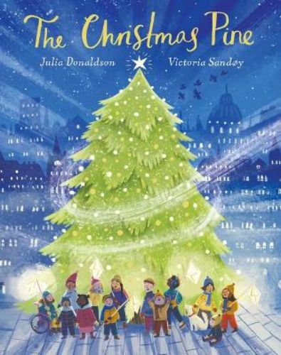 A beautifully illustrated hardback book, 'The Christmas Pine,' capturing holiday magic and the journey of a little pine tree.