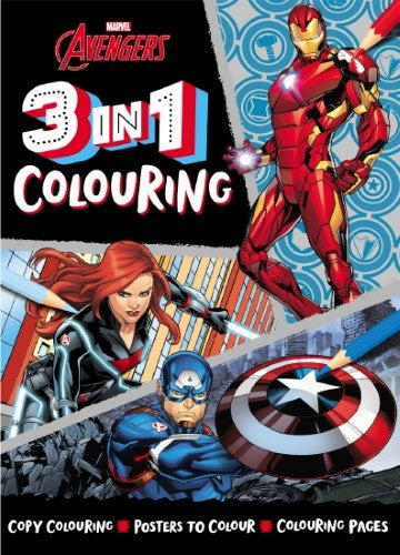 Avengers: 3 In 1 Colouring (Marvel)