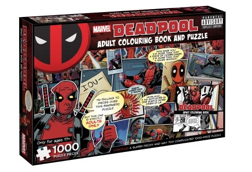 Deadpool: Adult Book and Puzzle (Marvel: 1000 Pieces)