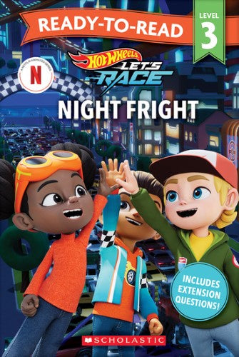 Hot Wheels: Night Fright - Ready-to-Read Level 3 (Mattel)