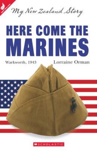 Paperback book 'Here Come the Marines: Warkworth, 1943', featuring a WWII story about sisters in changing times.