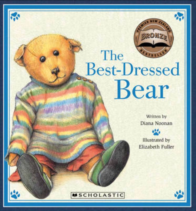 Children's book 'The Best-dressed Bear' features Tim and his bear Toby exploring feelings about growing up and old clothes.
