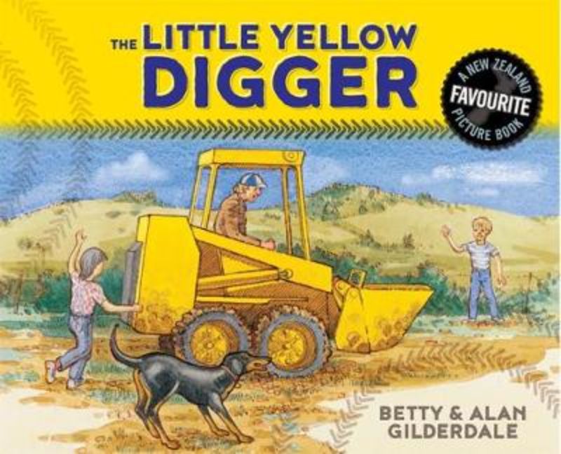 The Little Yellow Digger gift edition, a beautifully illustrated children's book about teamwork and adventure.