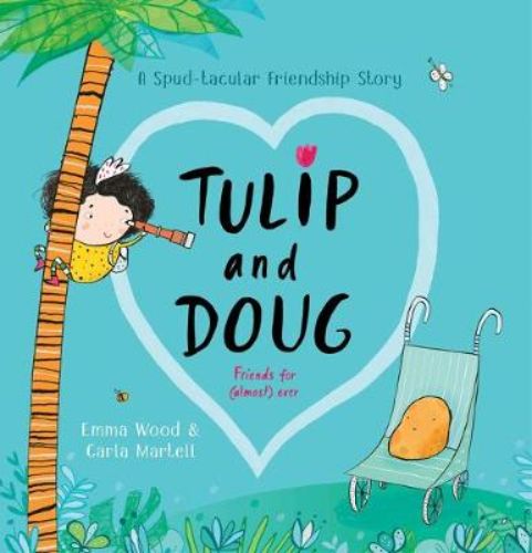 Children's book 'Tulip and Doug: Friends for Ever' featuring friendship, adventure, and colorful illustrations.