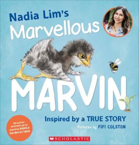 Marvellous Marvin, a charming children's book about farm life, featuring vibrant illustrations and a fluffy pancake recipe.