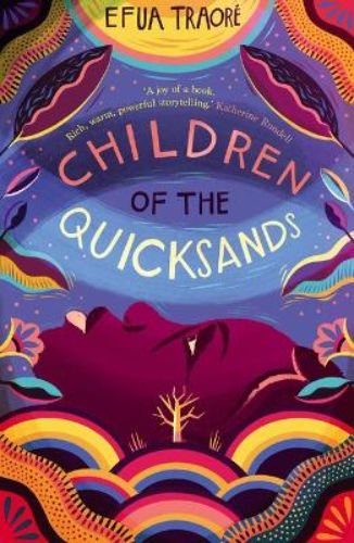 Children of the Quicksands book cover depicting Simi exploring a mystical forest and a quicksand lake in Nigeria.