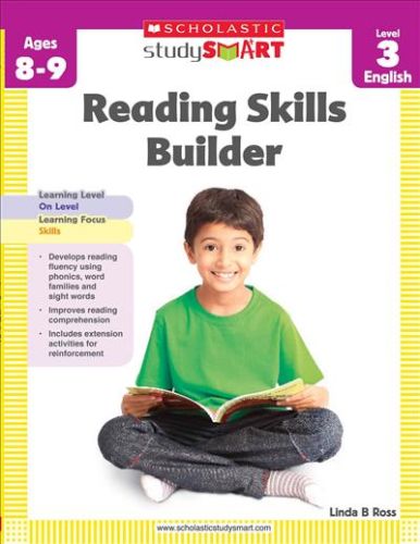 Study Smart: Reading Skills Builder Level 3 enhances reading fluency and comprehension for grades K-3 with engaging phonics lessons.