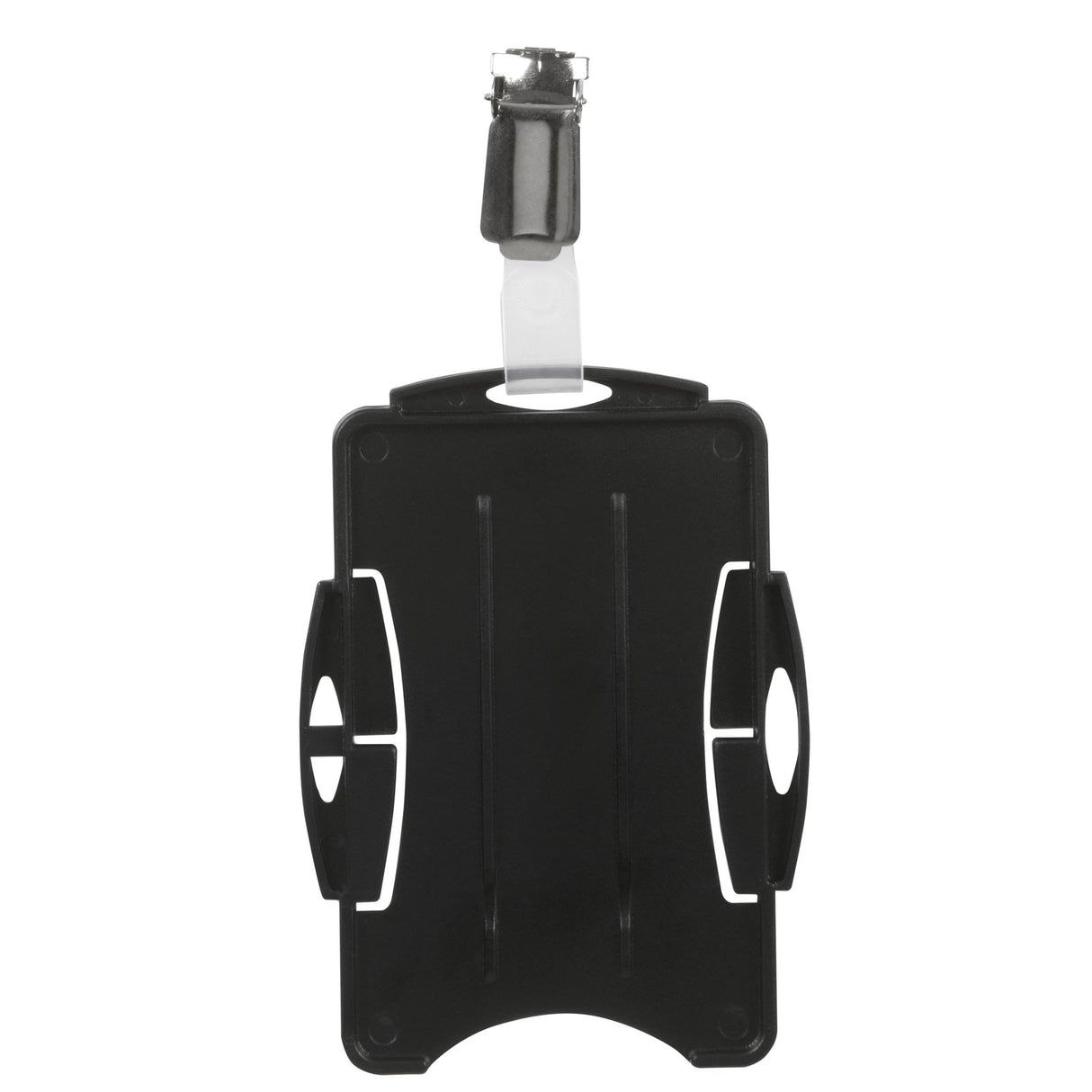 REXEL® ID DUAL SECURITY PASS HOLDER BLACK - Pack of 10