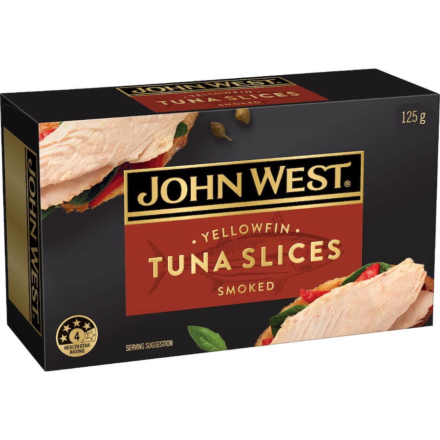 John West Tuna Slices Yellowfin Smoked Single serve 125g