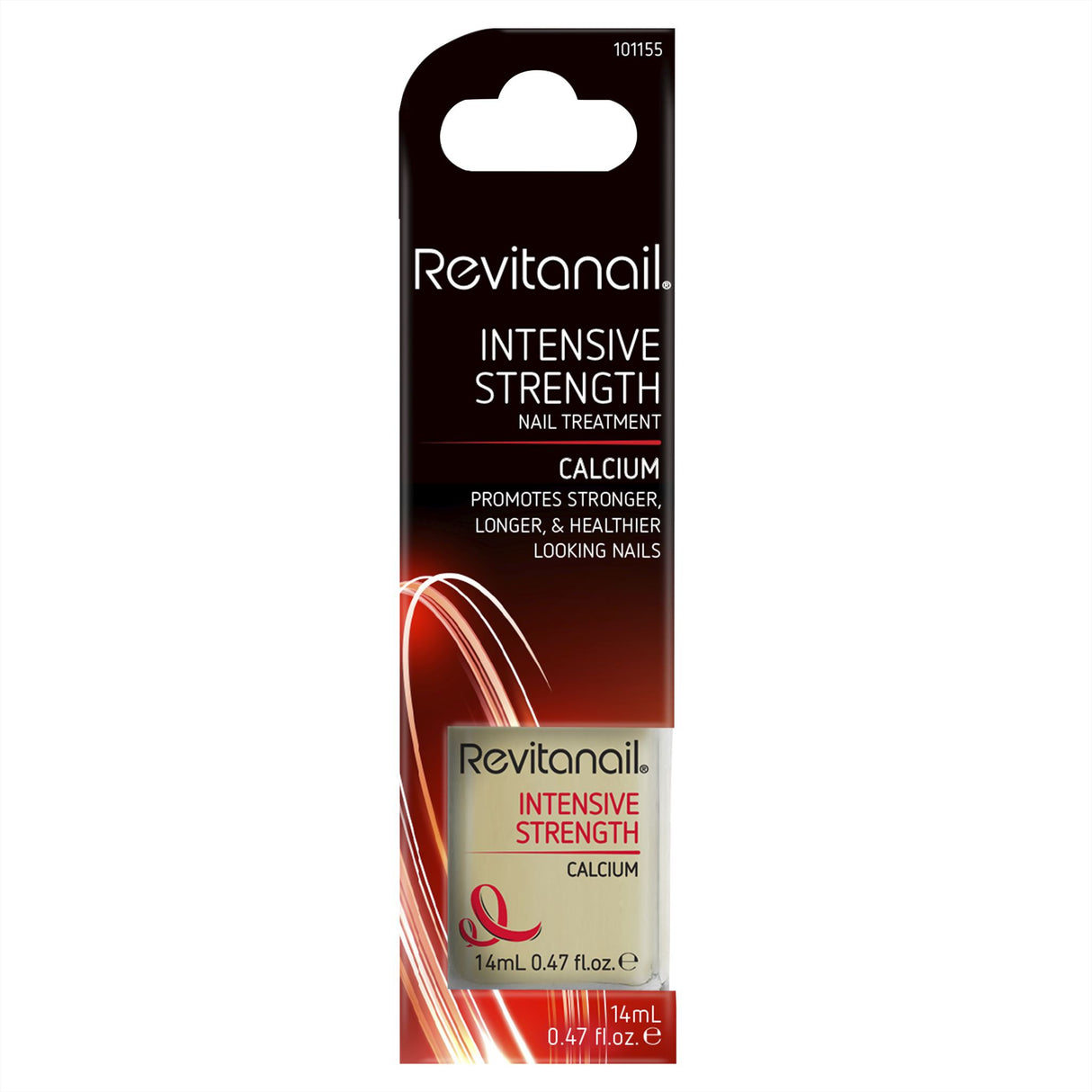 Revitanail Intensive Strength 14ml bottle, designed for stronger, healthier nails with calcium-rich formula.
