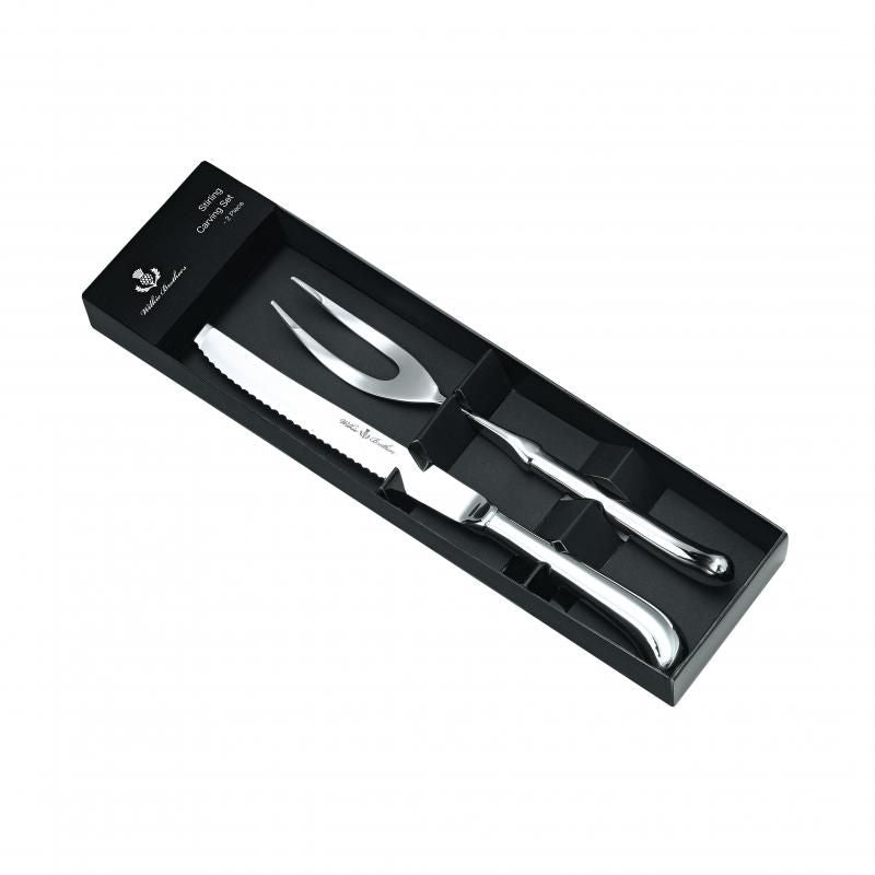 Wilkie Brothers 2 Piece Stirling Carving Set