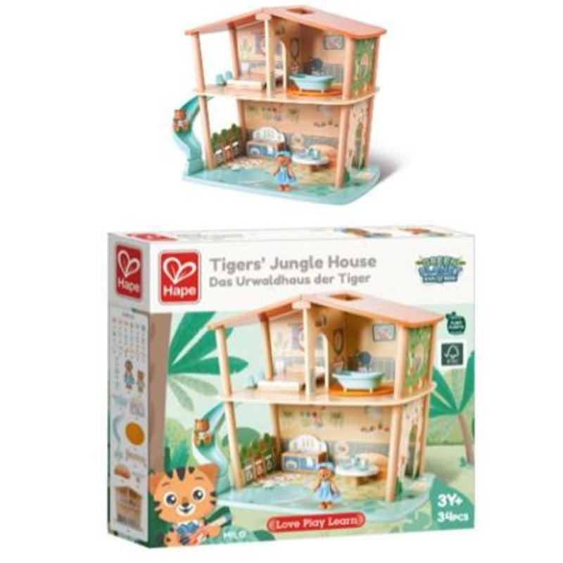 Jungle House Playset - Hape Green Planet Tigersí