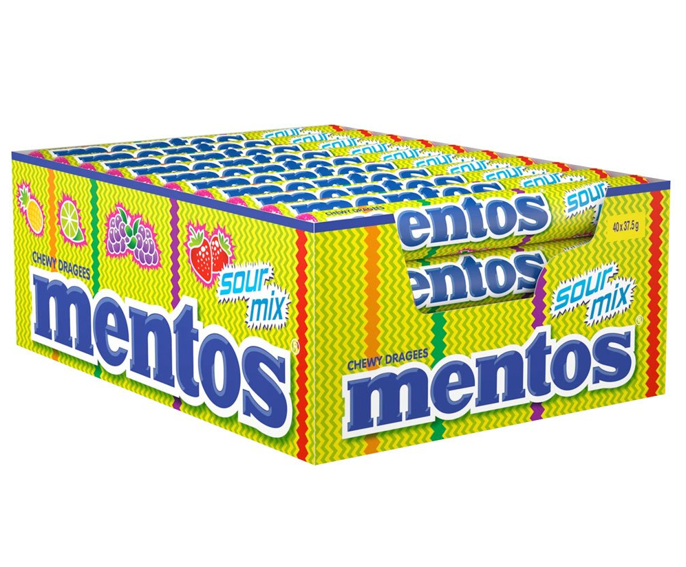Mentos Sour Mix 37g - Pack of 24