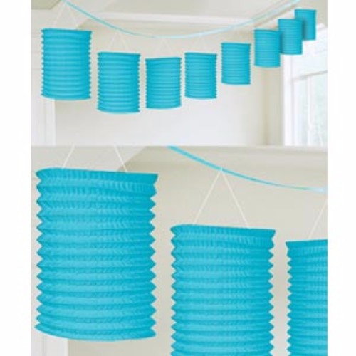 Lantern Garland Blue