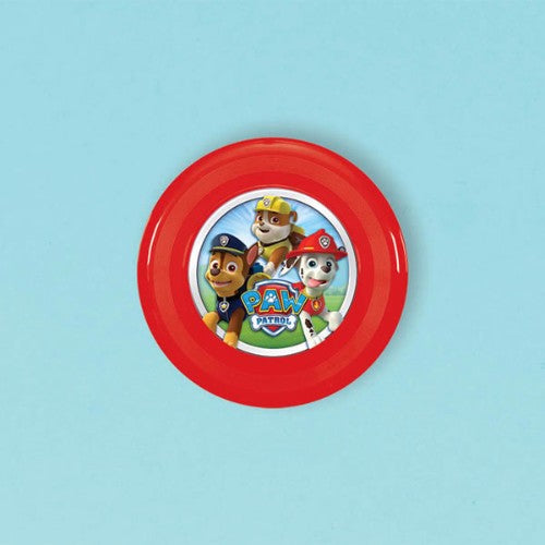 Colorful 10cm Paw Patrol flying discs for outdoor fun, perfect for kids' parties and active play.