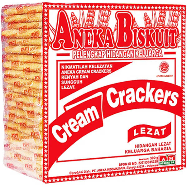 Aneka Cream Crackers 300g - Pack of 24