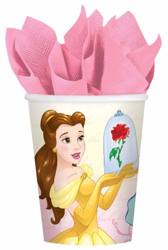 Beauty & The Beast Cups Paper 266ml - Pack of 8