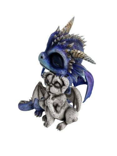 Ornament - Cute Dragon Cuddling with Gargoyle (16cm)