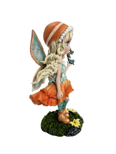 Ornament - Cute Summer Fairy with Butterflies (19cm)