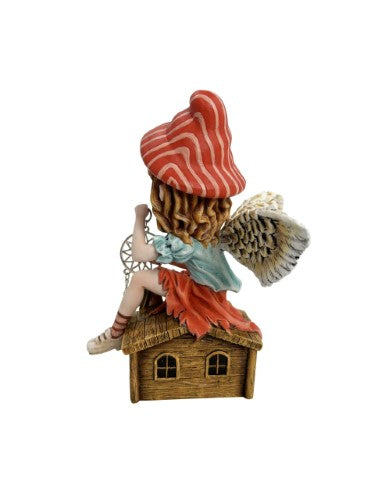 Ornament - Cute Angel with Dreamcatcher (16cm)