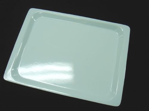 Rectangular Melamine Snack Tray - White (Set Of 10)