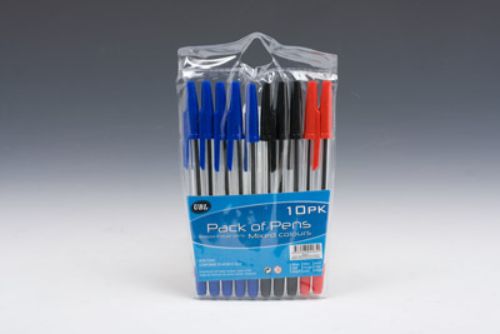 Ball Point Pens - Mixed (12 Packs)