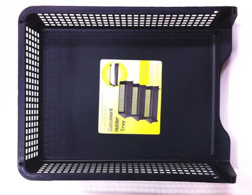 Document Organiser Tray - Black (Set Of 12)