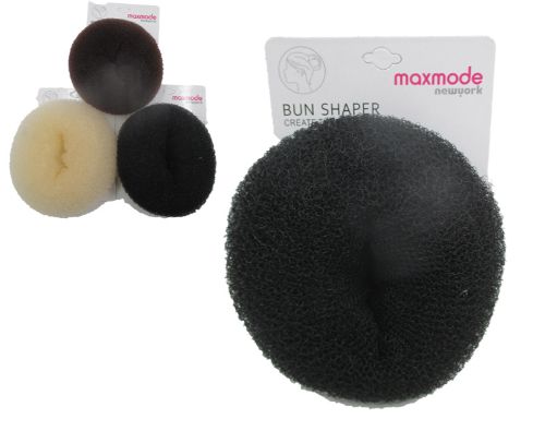 Hair Donut Bun Maker - 13cm (Set Of 3 Assorted)