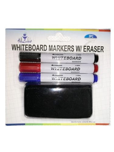 Whiteboard Markers With Eraser (18PCS)