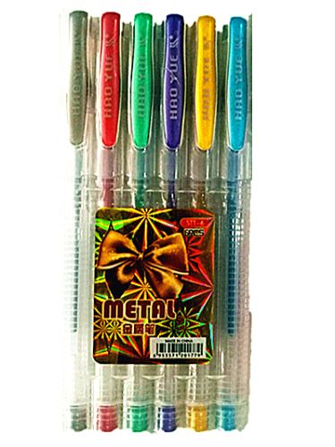 Gel Pen - Metallic (4 Packs)