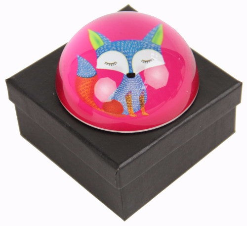 Fox Pink Paperweight Giftboxes