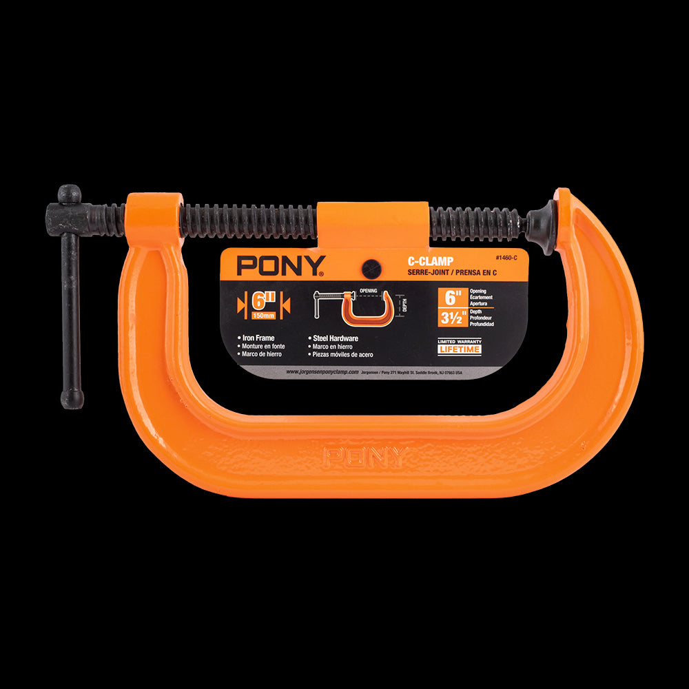 PONY JORGENSEN 150mm Classic Light-Duty C-Clamp