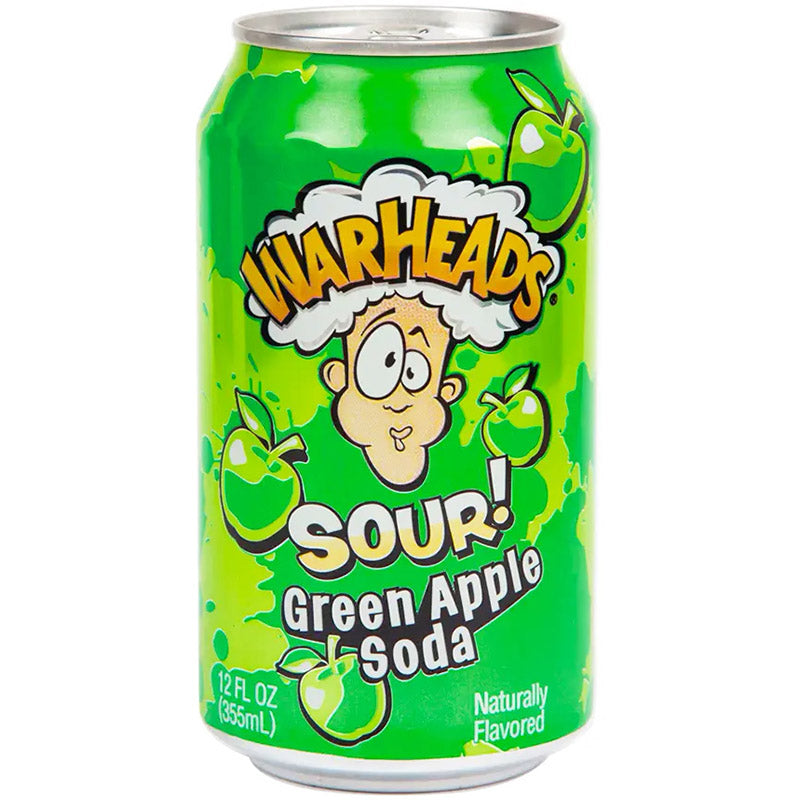 Warheads Drink Sour Apple 355ml - Carton of 12