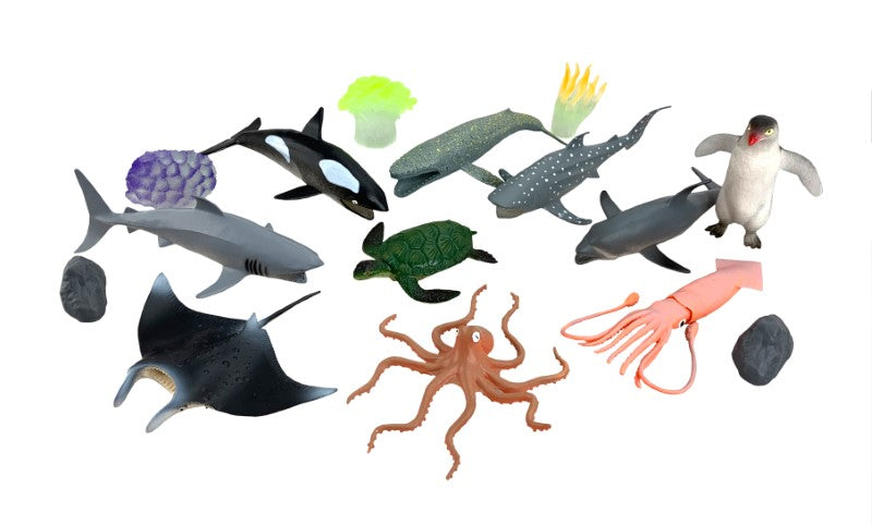 30 eco-friendly animal figurines for imaginative play, promoting creativity and learning in kids ages 3 and up.