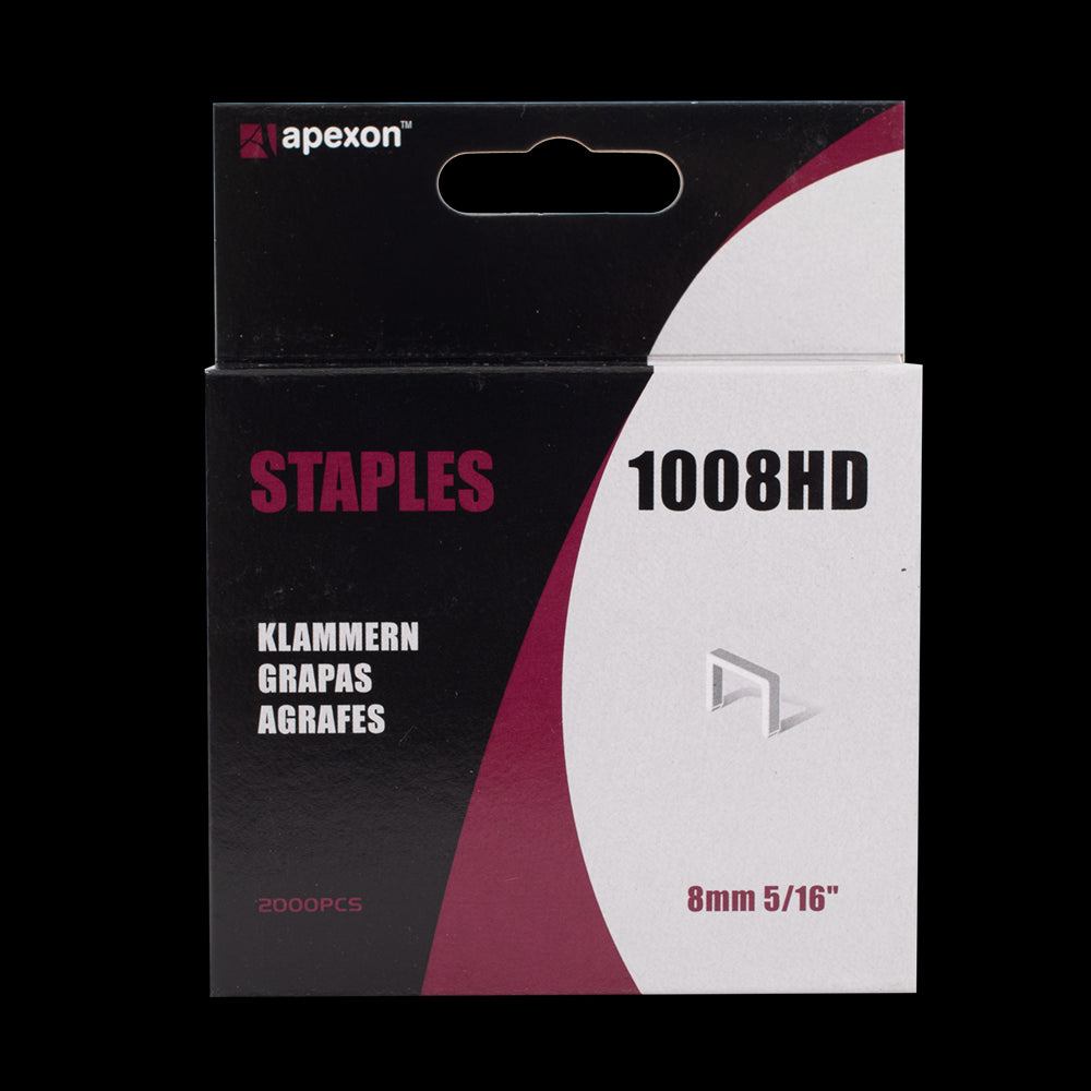 APEXON 8mm Staples - 2000pc