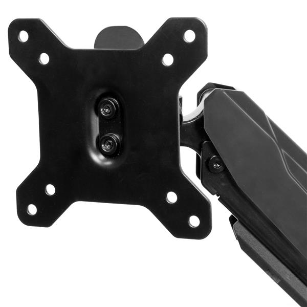 Ergonomic Desk-Mount Dual Monitor Arm with Full Motion Adjustability - USB & Audio Ports