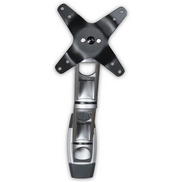 Premium wall mount monitor arm for dual swivel extension, supporting displays up to 34 inches, VESA compatible.