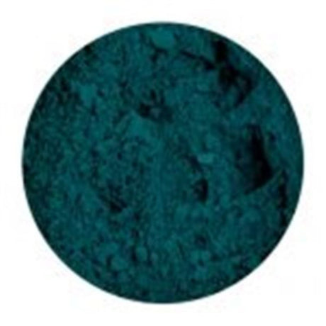 Vibrant 120ML Phthalocyanine Green dry pigment for artists, ideal for mixed media with excellent lightfastness.