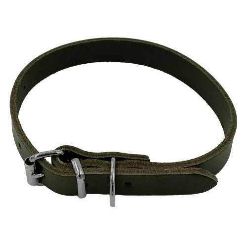 Taurus Coloured Leather Collar 16mm X 405mm Brown